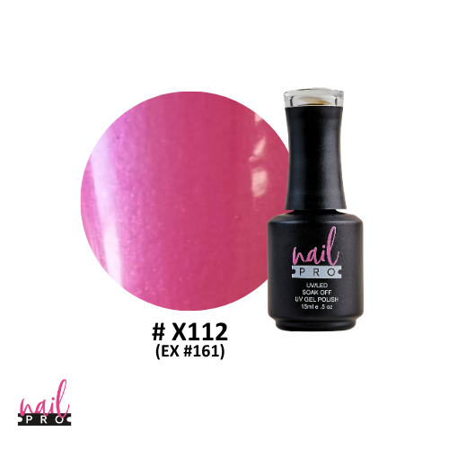 NAIL PRO Esmalte Permanente X112 (ex161) Rosado perlado