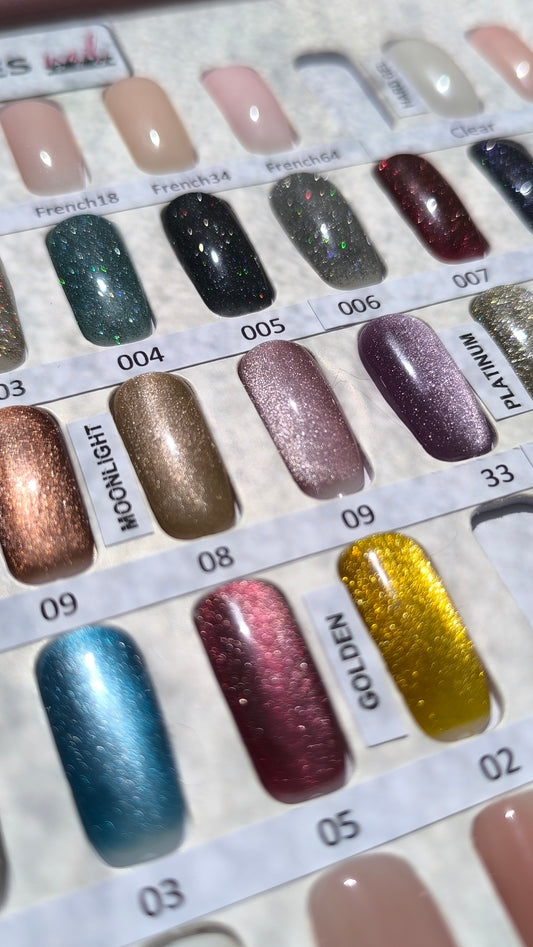 NAIL PRO Esmalte Ojo de Gato Golden 02