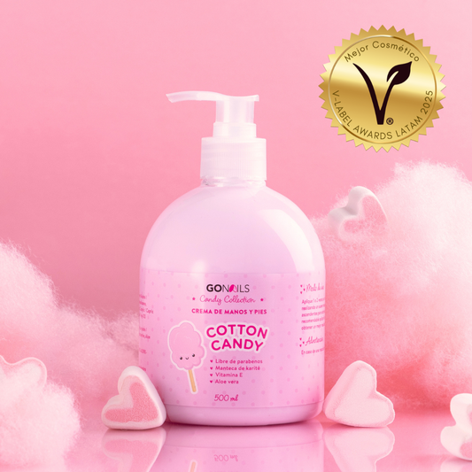 Crema de Manos y Pies Go Nails · Cotton Candy · 500ml — Go Nails Chile