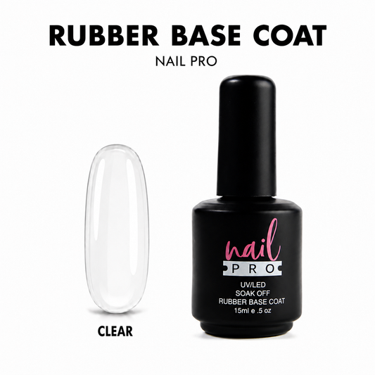 Nail Pro Base Rubber –  Clear 15 ml