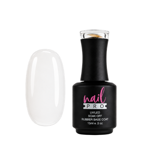 NAIL PRO BASE RUBBER 15 ml FRENCH002 Blanco Lechoso