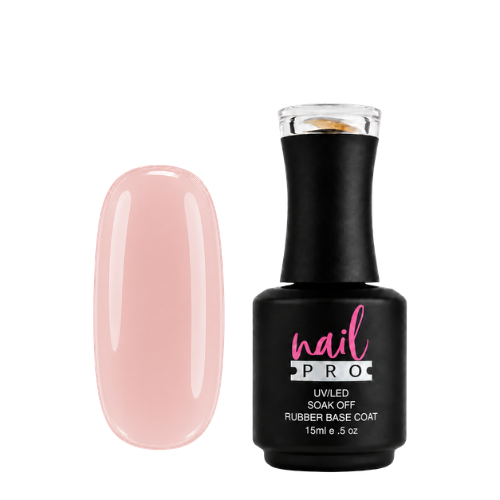NAIL PRO BASE RUBBER 15 ml FRENCH005 Pink Lechoso