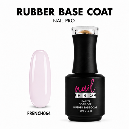 NAIL PRO Base Rubber 15 ml FRENCH064 Pink