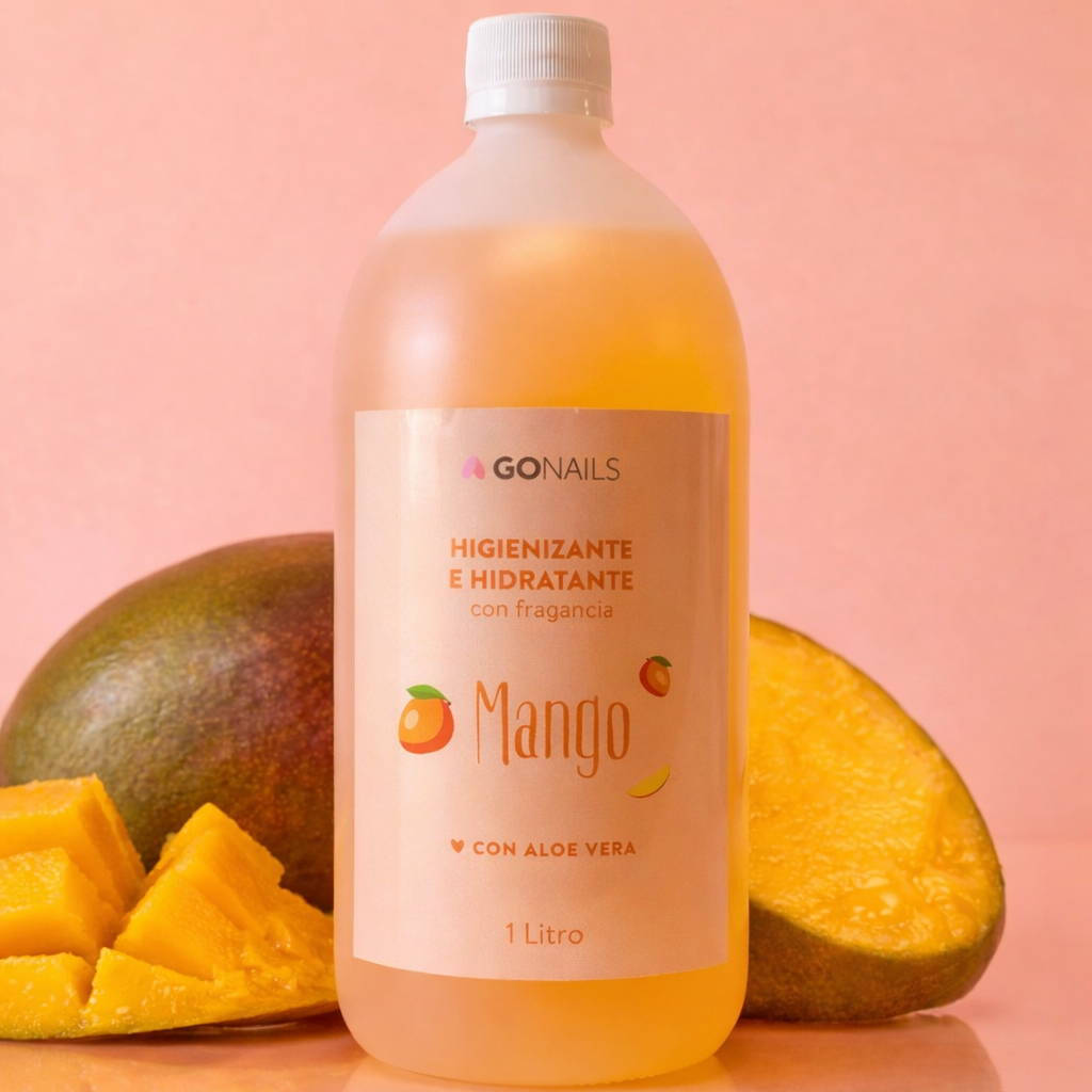 Higienizante de Manos Go Nails · Mango · 1 Litro — Go Nails Chile