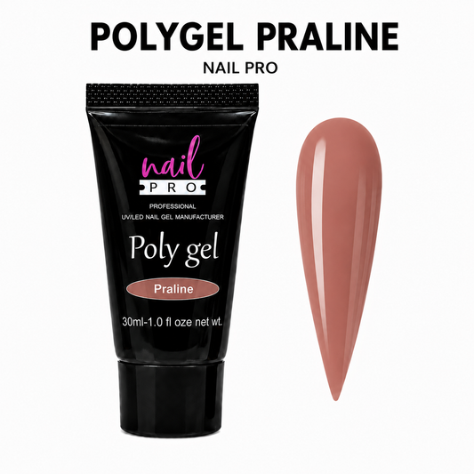 Nail Pro Polygel - Praline 30ml — Acrigel para Extensiones