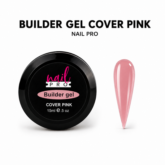 Nail Pro Builder Gel Cover Pink 15ml — Gel Constructor Rosado Nude