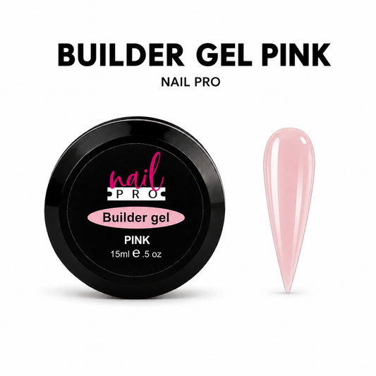 NAIL PRO Builder Gel 15ml - Pink - Gel Constructor