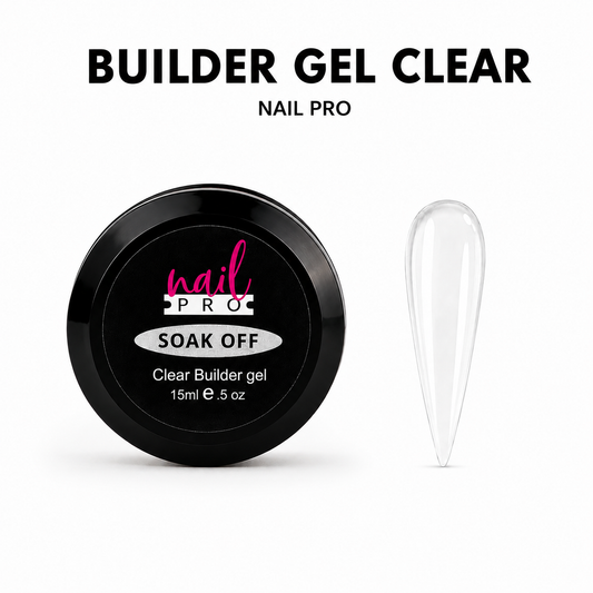 Nail Pro Builder Gel Clear 15ml — Gel Constructor Transparente