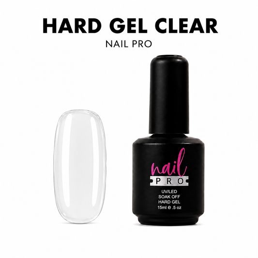 Nail Pro Hard Gel Clear 15ml — Gel Constructor en botella