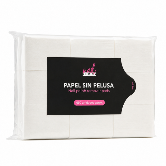 Papel Sin Pelusa Nail Pro – Toallitas Profesionales para Manicura