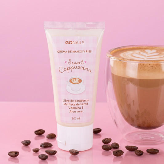 Crema de Manos y Pies Sweet Cappuccino 60ml Go Nails
