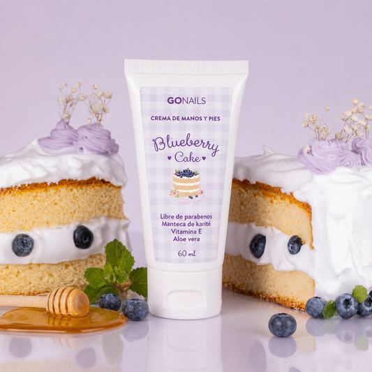 Crema de Manos y Pies Blueberry Cake 60ml Go Nails