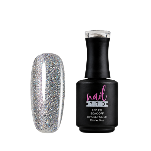 NAIL PRO Esmalte Permanente FLASH 001 REFLECTANTE