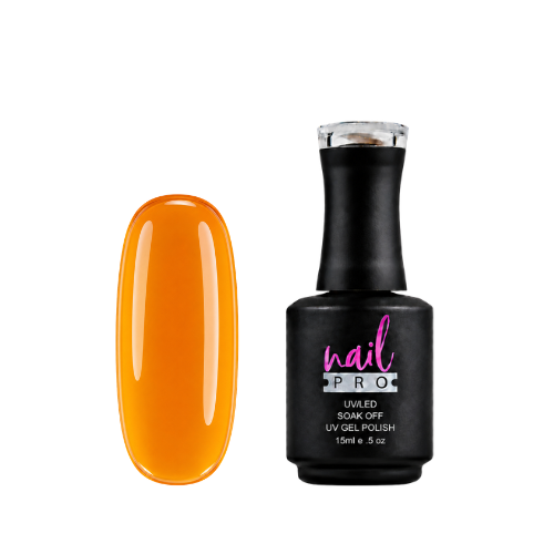 NAIL PRO Esmalte Permanente JELLY 05 Amarillo/naranjo traslucido