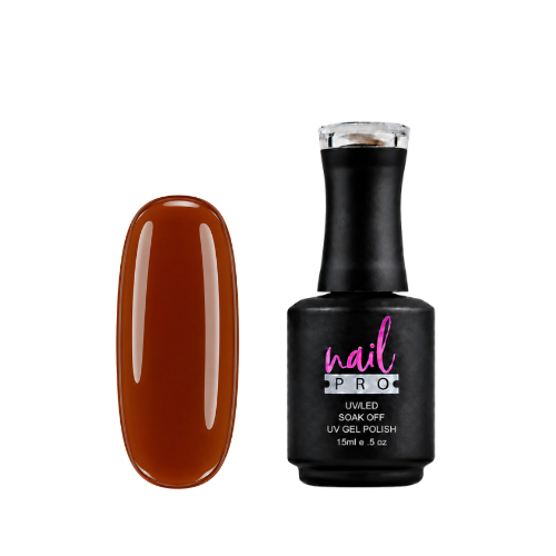 NAIL PRO Esmalte Permanente JELLY 13 Café efecto jelly