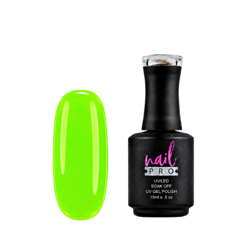 NAIL PRO Esmalte Permanente Neon Green