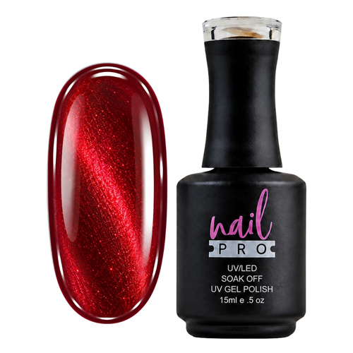 NAIL PRO Esmalte Ojo de Gato Red CE