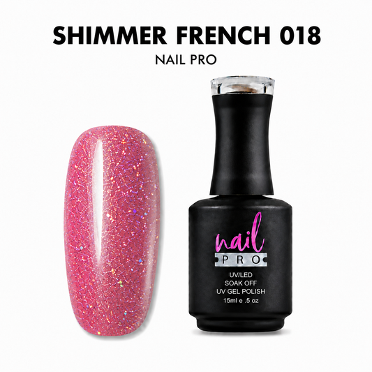 NAIL PRO Esmalte Permanente Shimmer French 018