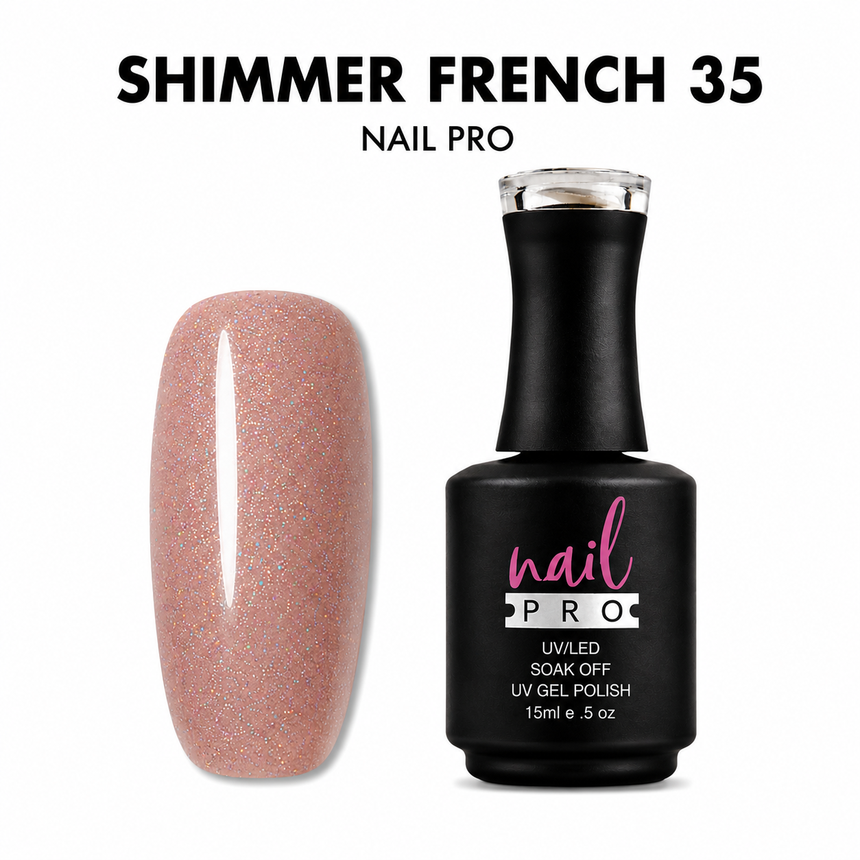 NAIL PRO Esmalte Permanente Shimmer French 035