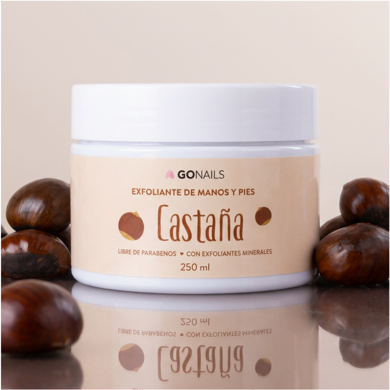 Exfoliante de Manos y Pies · Castaña · 250ml