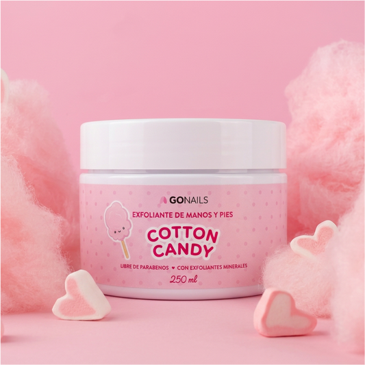 Exfoliante de Manos y Pies · Cotton Candy · 250ml — exfoliante Go Nails Chile