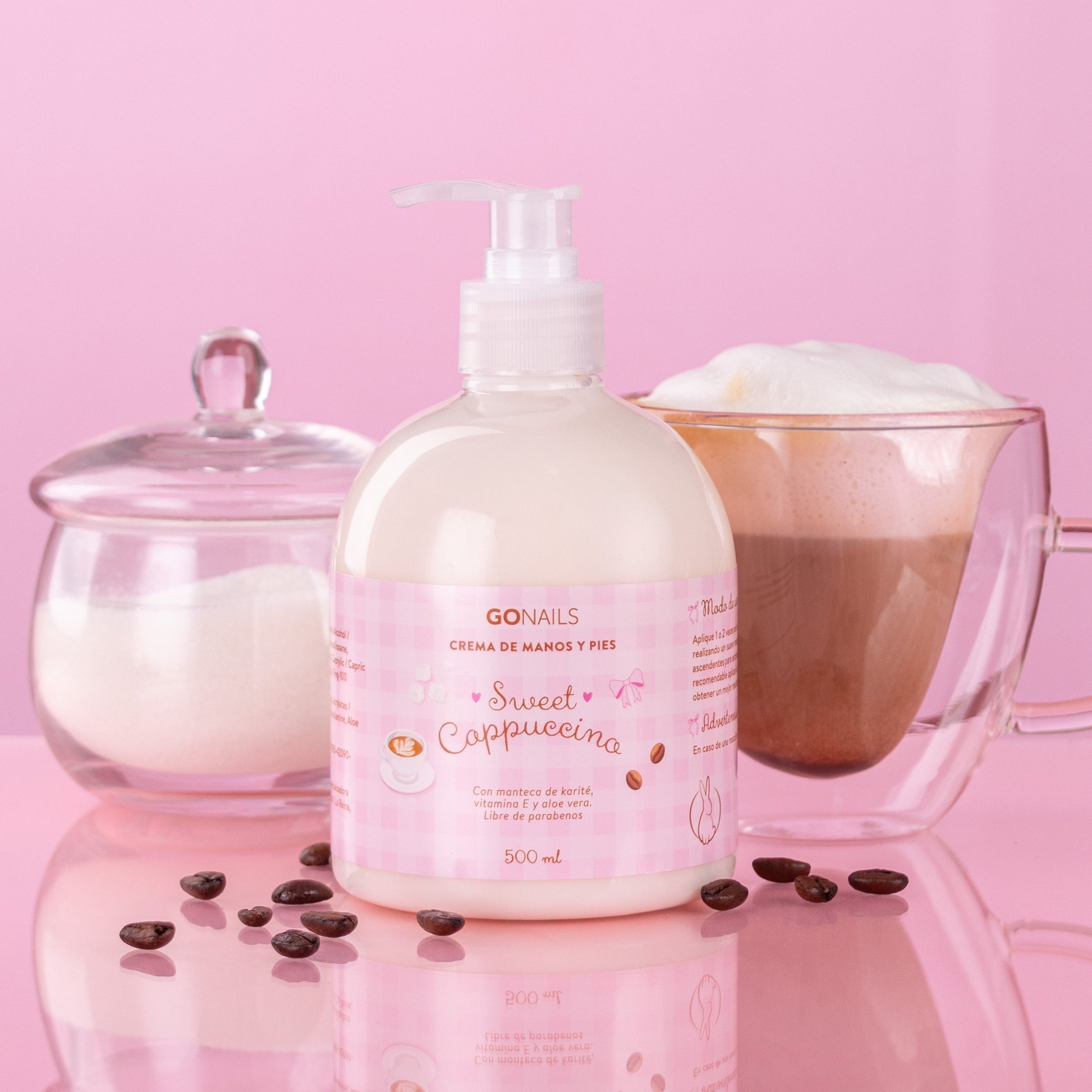 Crema de Manos y Pies Go Nails · Sweet Cappuccino · 60ml POMO — Go Nails Chile
