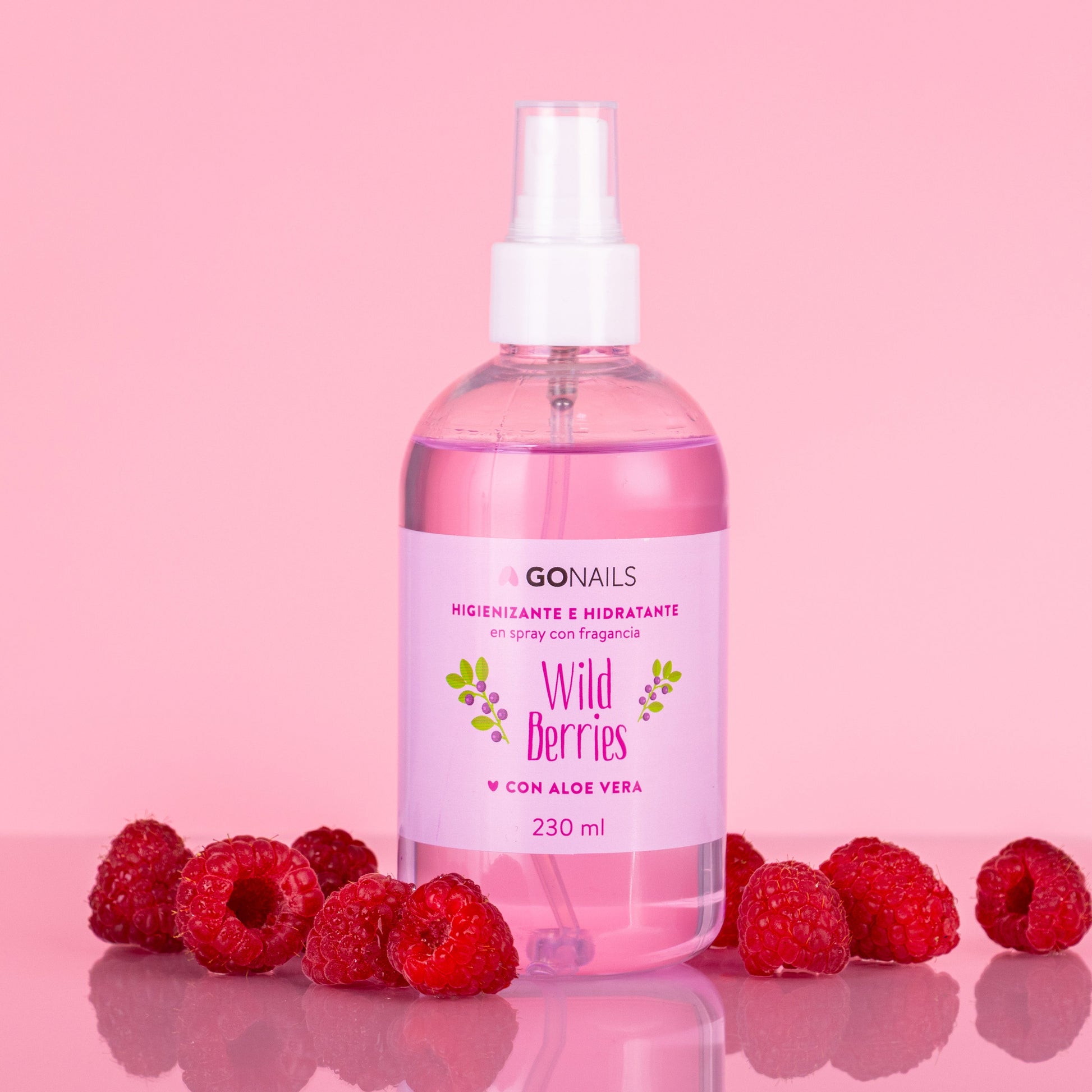 Higienizante de Manos Go Nails · Wild Berries · 230ml — Go Nails Chile