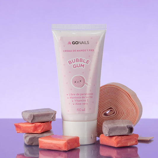 Crema de Manos y Pies Go Nails · Bubble Gum · 60ml POMO — Go Nails Chile