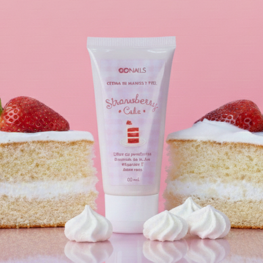 Crema de Manos y Pies Strawberry Cake 60ml Go Nails