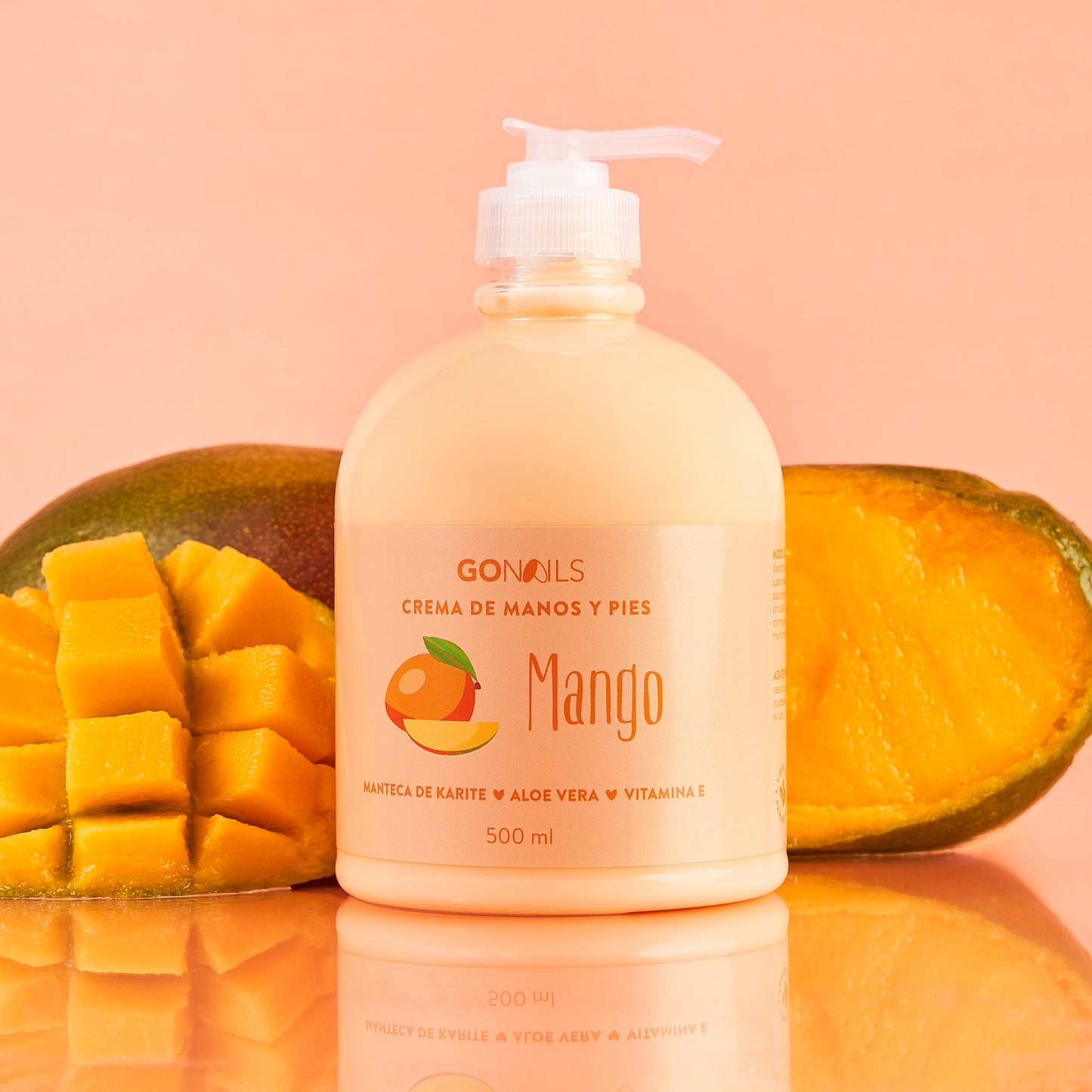 Crema de Manos y Pies Go Nails · Mango · 500ml — Go Nails Chile