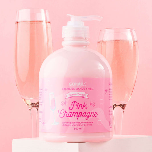 Crema de Manos y Pies Go Nails · Pink Champagne · 500ml — Go Nails Chile
