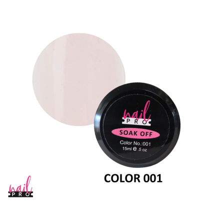 NAIL PRO Builder Gel 15ml - 001 Pink traslucido