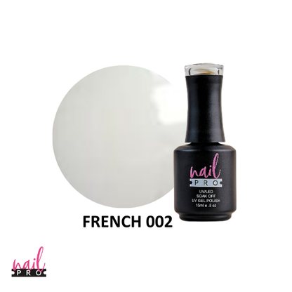 NAIL PRO Esmalte Permanente FRENCH002 Blanco Lechoso