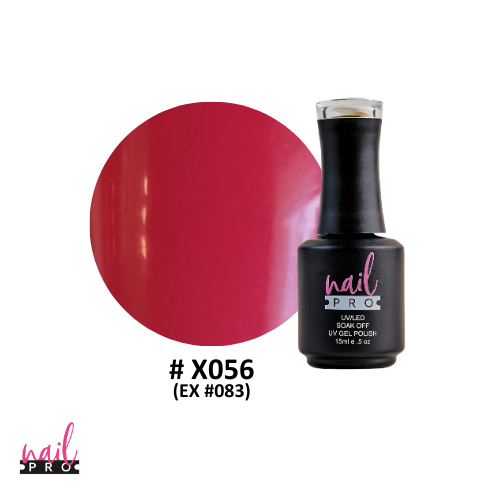 NAIL PRO Esmalte Permanente X056 (ex083) raspberry intenso