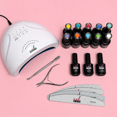 Kit de Inicio Nail Pro – 10 Esmaltes Permanentes a Elección + Despacho Gratis