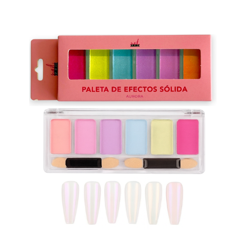Nail Pro Paleta Polvo Aurora