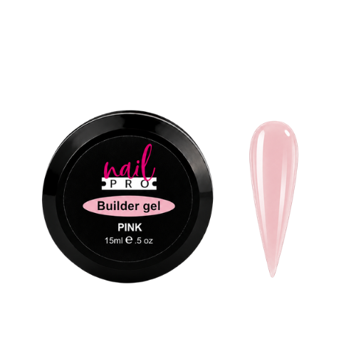 NAIL PRO Builder Gel 15ml - Pink - Gel Constructor