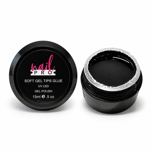 Nail Pro Pegamento Sólido para Soft Gel Pote 15ml
