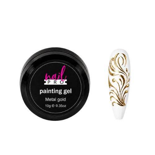 Nail Pro Gel Paint - Metal gold 10gr
