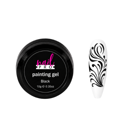 Nail Pro Gel Paint - Negro 10gr