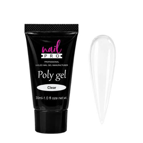 Nail Pro Polygel - Clear 30ml — Acrigel para Extensiones