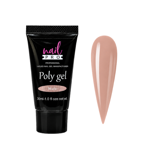 Nail Pro Polygel - Nude 30ml — Acrigel para Extensiones