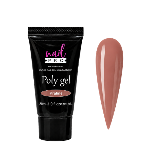 Nail Pro Polygel - Praline 30ml — Acrigel para Extensiones