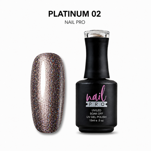 NAIL PRO Esmalte Ojo de Gato Platinum 02