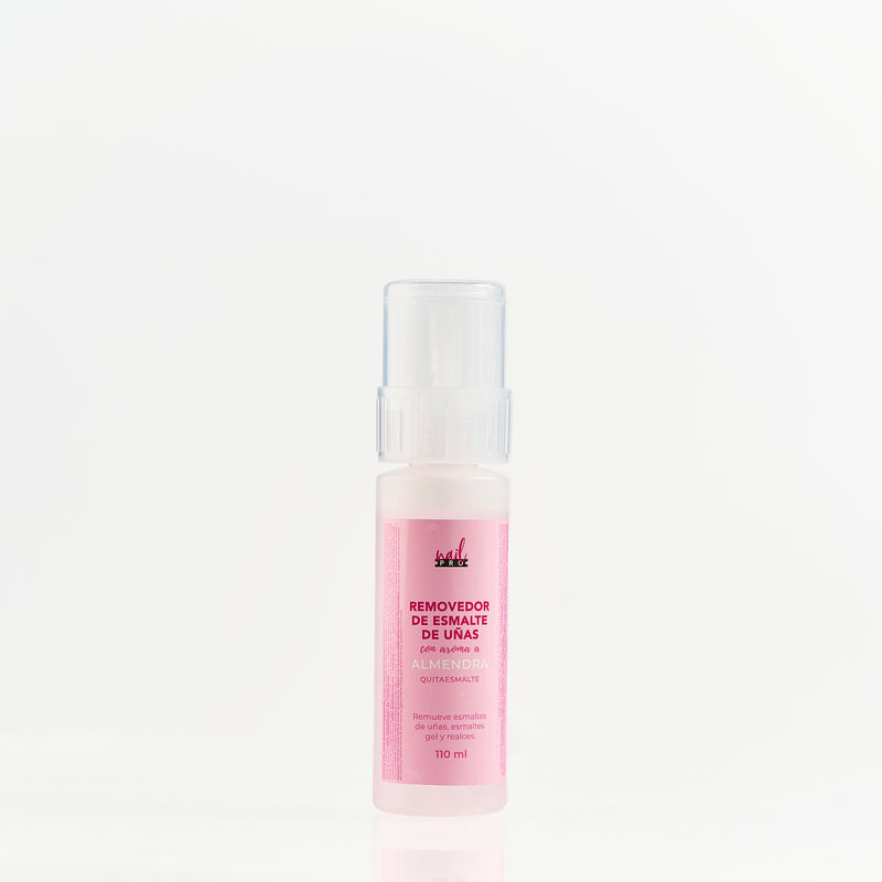 Removedor de Esmalte Almendra Nail Pro 110 ml – Tradicional y Sistemas Soak Off