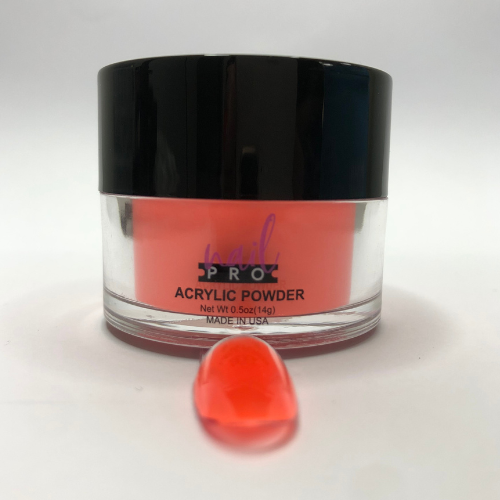 Nail Pro Acrílico Color #16 Naranjo Flúor