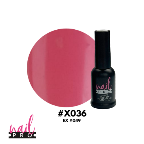 NAIL PRO Esmalte Permanente 8 ml X036 (ex049) Watermelon Sandia
