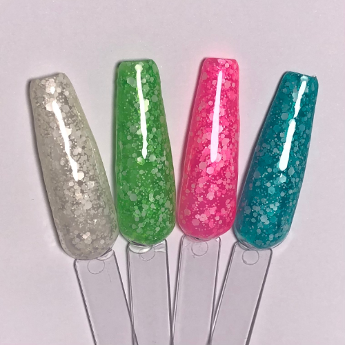 NAIL PRO Esmalte Permanente SNOW04 Esmalte transparente con glitter Calipso