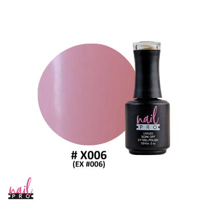 NAIL PRO Esmalte Permanente X006 (ex006) Rosado Barbie Claro