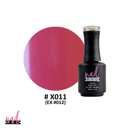 NAIL PRO Esmalte Permanente X011 (ex012) Rosado